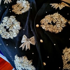 Vintage Marisa Christina Pearl Cardigan